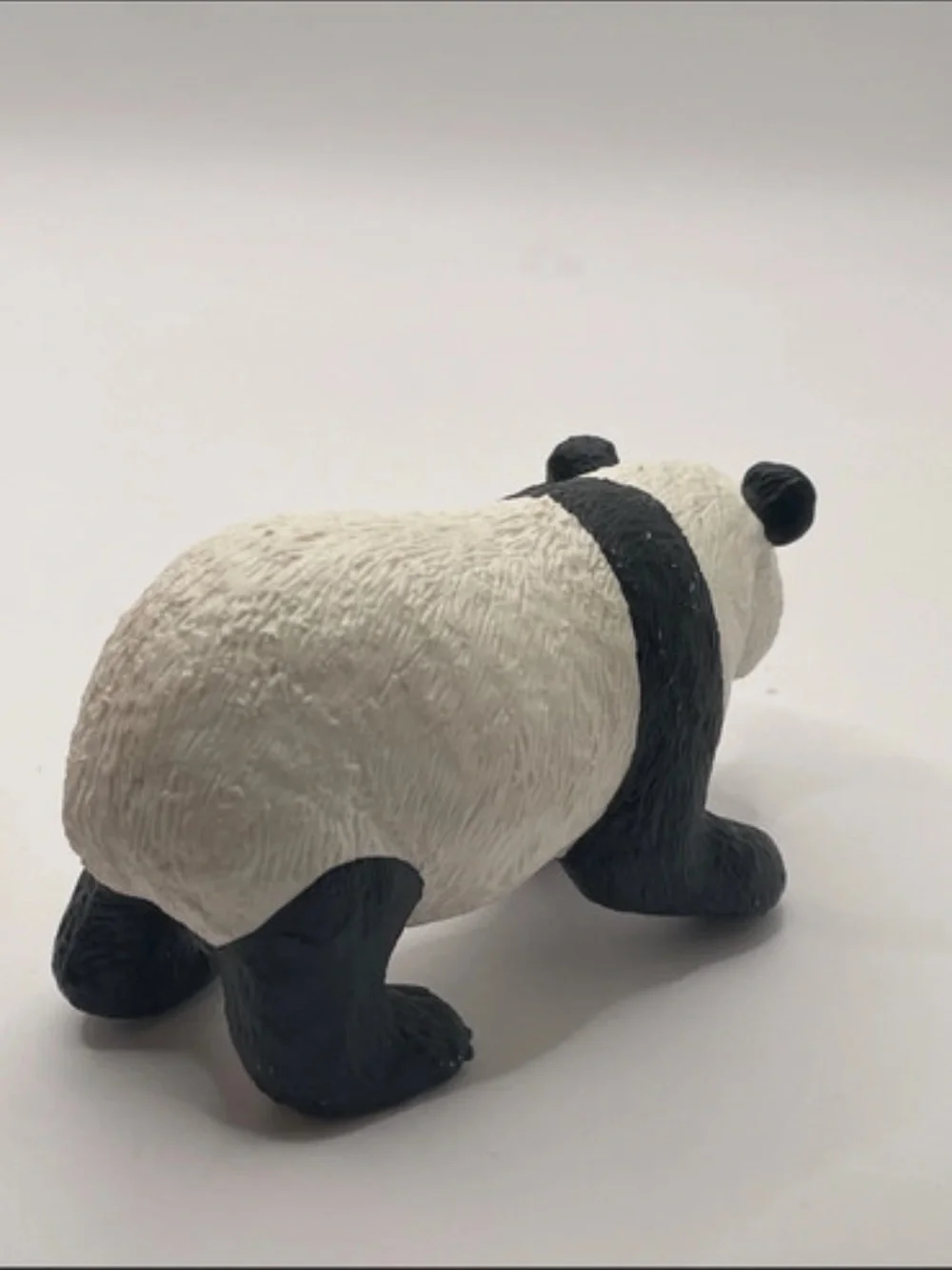 Realistic Panda Figure Toy in Black and White - Kids Action Figure